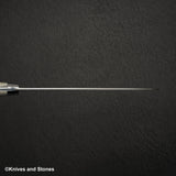 佐治打刃物 SG2 ブラックダマスカス 三徳 180mm スタッグハンドル