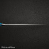 佐治打刃物 SG2 ダイヤモンドダマスカス 牛刀 240mm ターコイズハンドル