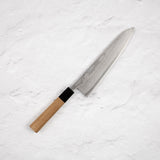 田中一之刃物製作所 銀三鋼 ダマスカス 牛刀 210mm