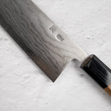 田中一之刃物製作所 銀三鋼 ダマスカス 牛刀 210mm