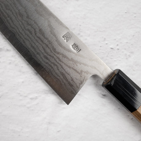 田中一之刃物製作所 銀三鋼 ダマスカス 牛刀 210mm