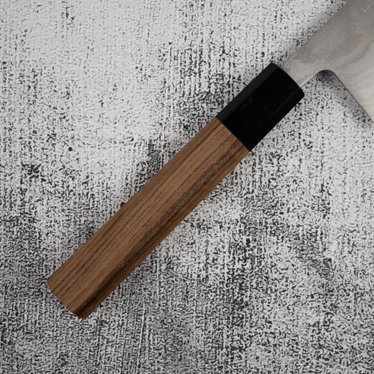 田中一之刃物製作所 銀三鋼 ダマスカス 牛刀 240mm チーク材ハンドル