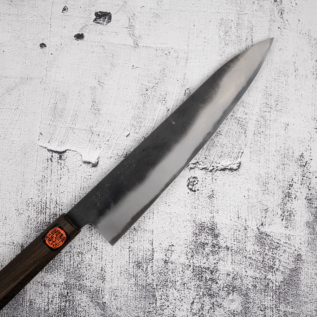 田中一之刃物製作所 青二鋼 黒打ち 牛刀 240mm