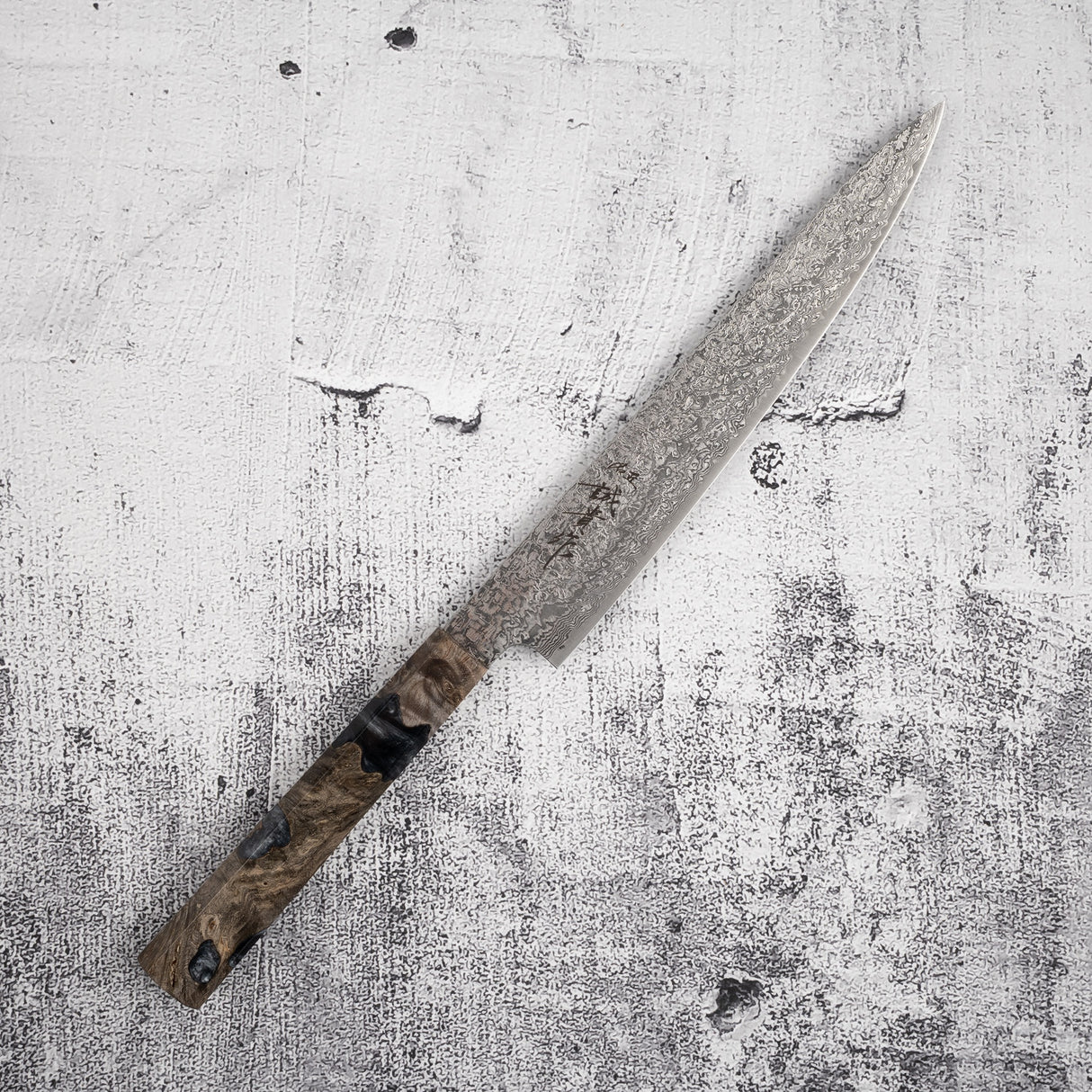 田中一之刃物製作所 羽斬り SG2 ダマスカス 筋引 210mm