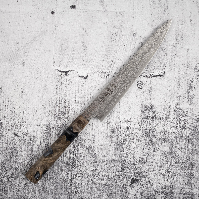 田中一之刃物製作所 羽斬り SG2 ダマスカス 筋引 210mm
