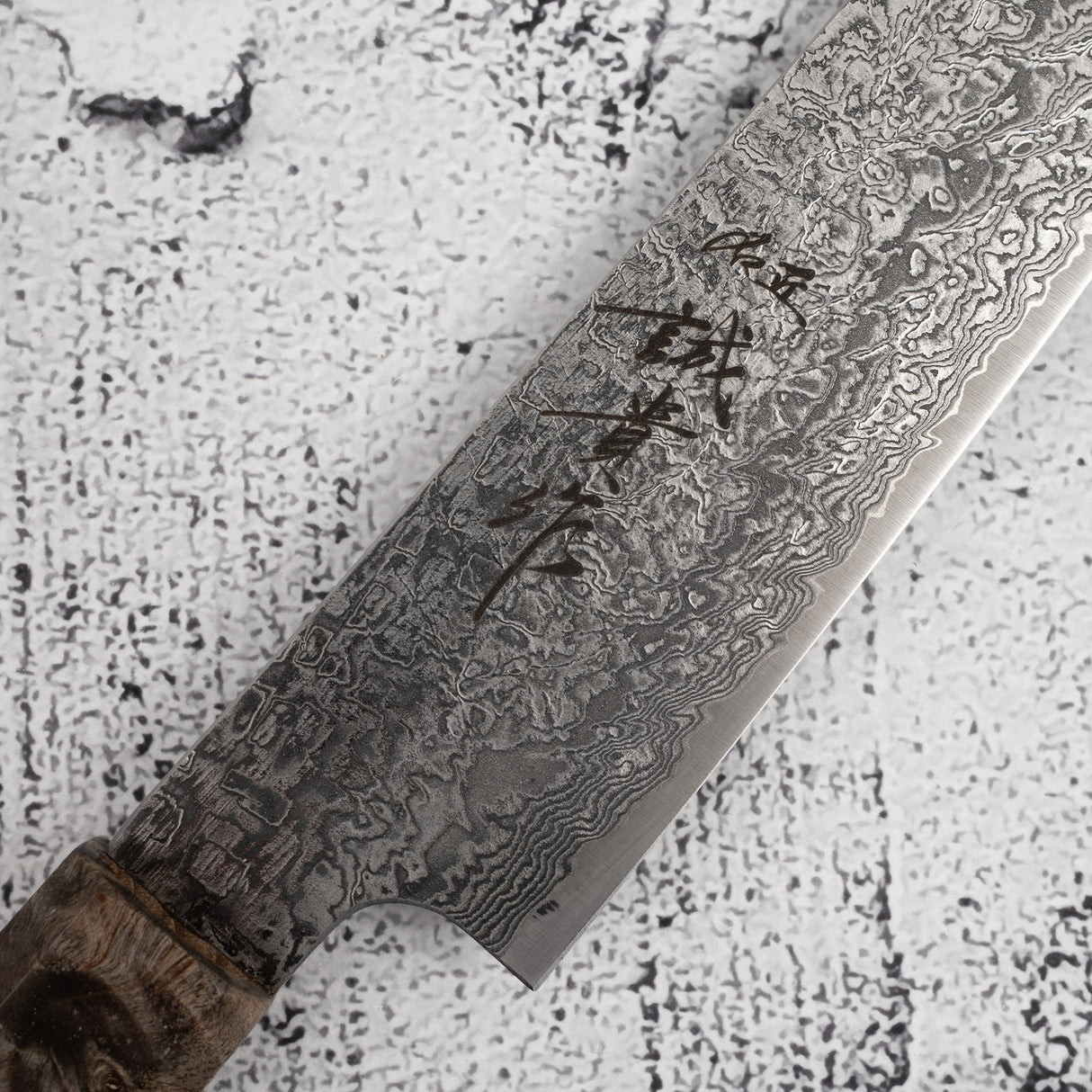 田中一之刃物製作所 羽斬り SG2 ダマスカス 筋引 210mm