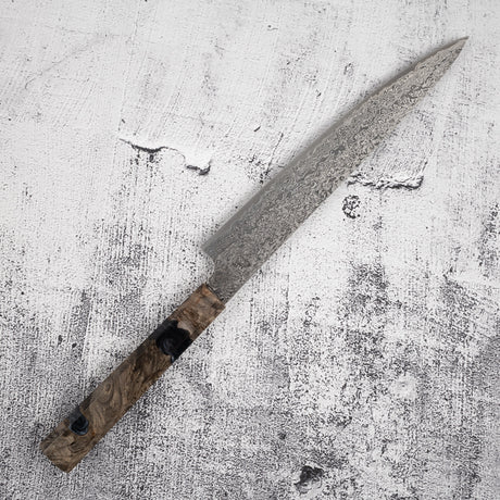 田中一之刃物製作所 羽斬り SG2 ダマスカス 筋引 210mm