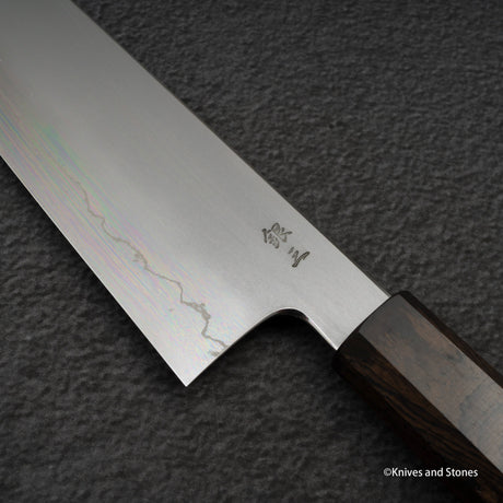 鉄人 銀三鋼 霞 切付牛刀 210mm