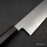 鉄人 銀三鋼 霞 切付牛刀 240mm エボニーハンドル
