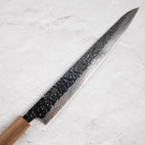 柴田 崇行 AUS10 槌目 ダマスカス 筋引 240mm