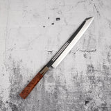 株式会社山脇刃物製作所 銀三鋼 両刃 切付柳刃 270mm 鞘付き