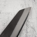 初心 x 吉金刃物 白二鋼 黒打ち 梨地 文化 165mm ステンレスクラッド