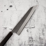 初心 x 吉金刃物 白二鋼 黒打ち 梨地 切付牛刀 210mm ステンレスクラッド