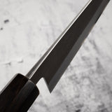 吉金刃物 白二鋼 黒打ち 梨地 三徳 165mm ステンレスクラッド