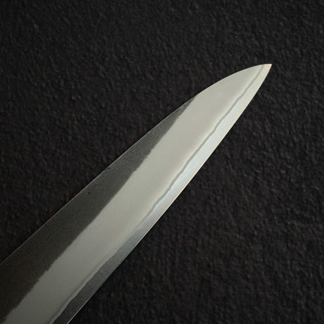 初心 x 吉金刃物 白二鋼 黒打ち 梨地 ステンレスクラッド 筋引 240mm