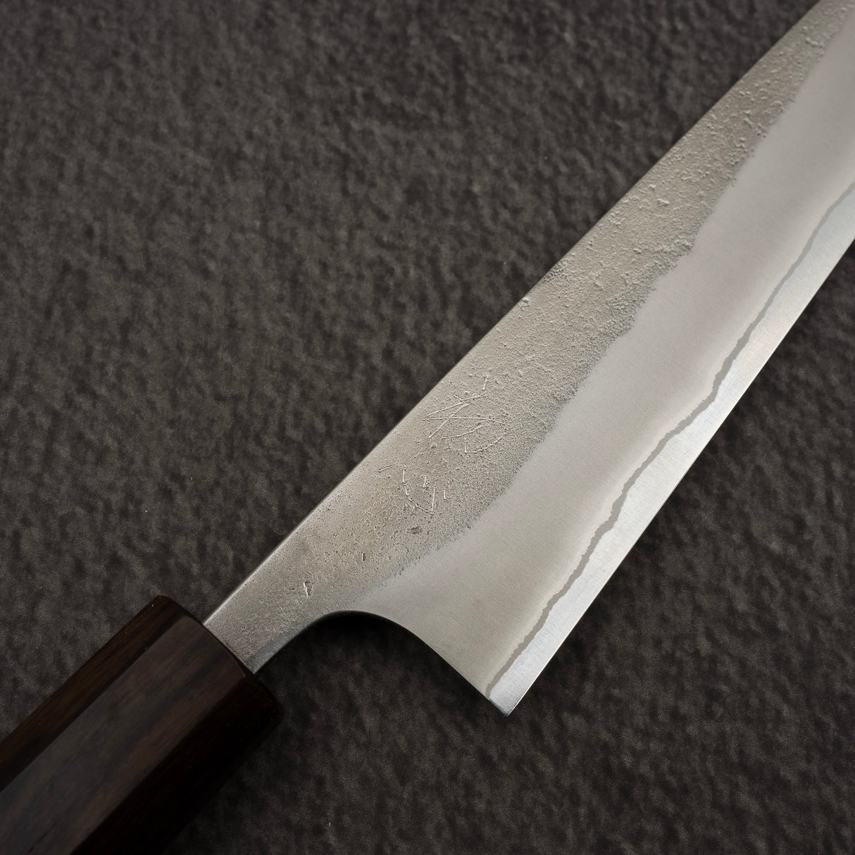 吉金刃物 白二鋼 梨地 ペティ 150mm