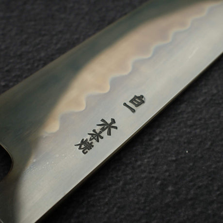池田鍛錬所 白一鋼 水本焼 勝返し 牛刀 240mm エボニーセット