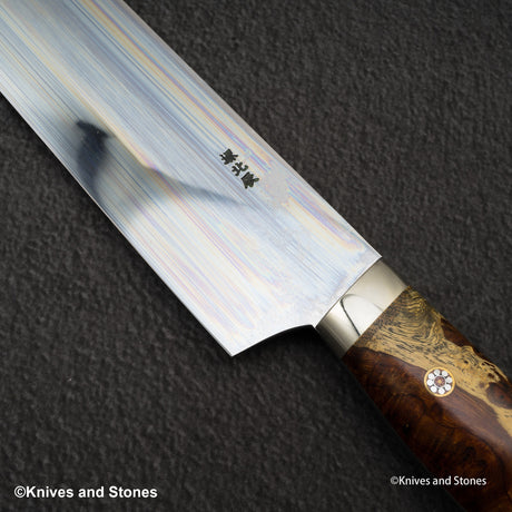 池田鍛錬所 白三鋼 本焼 先丸筋引 450mm
