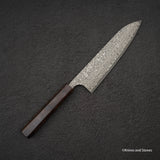 カトウ打刃物製作所 V金10号 エッチングダマスカス 牛刀 180mm