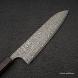 カトウ打刃物製作所 V金10号 エッチングダマスカス 牛刀 180mm