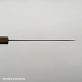 カトウ打刃物製作所 金太郎 青紙スーパー ダマスカス 黒打ち 梨地 文化 180mm