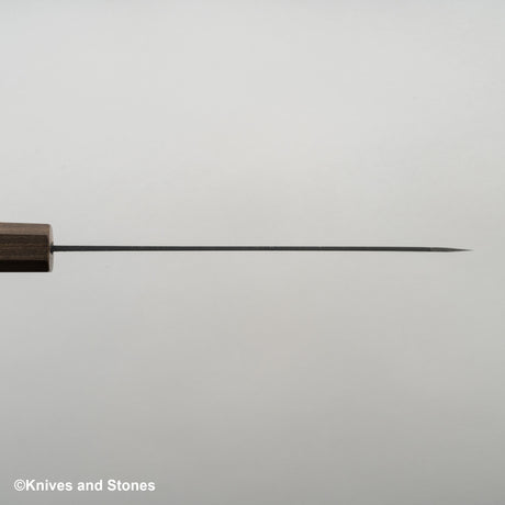カトウ打刃物製作所 金太郎 青紙スーパー ダマスカス 黒打ち 梨地 文化 180mm