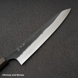 カトウ打刃物製作所 金太郎 青紙スーパー ダマスカス 黒打ち 梨地 牛刀 210mm