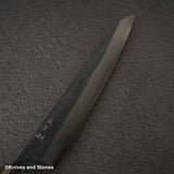 カトウ打刃物製作所 金太郎 青紙スーパー ダマスカス 黒打ち 梨地 牛刀 210mm