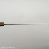 カトウ打刃物製作所 金太郎 青紙スーパー ダマスカス 黒打ち 梨地 切付牛刀 210mm