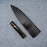 K&S 牛刀 マグネット式鞘・ハンドルセット 安定化カーリーメイプル/エボニー 240mm