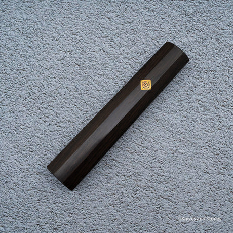 K&S 牛刀 マグネット式鞘・ハンドルセット 安定化カーリーメイプル/エボニー 240mm