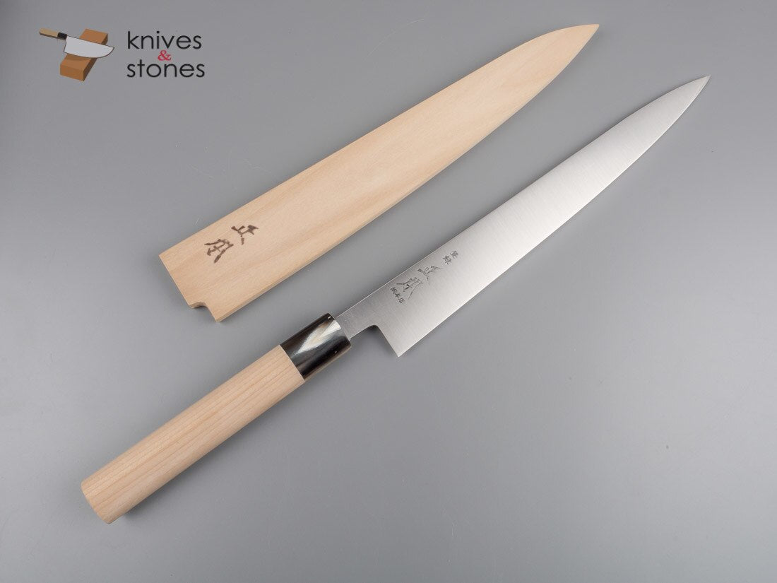 正本·総本店 本霞 白二鋼 筋引 240mm KS4324