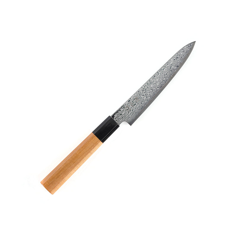初心 砂嵐 VG10 黒染め ペティナイフ 150mm