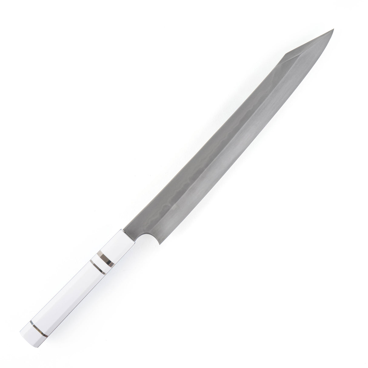 二唐刃物鍛造所 白一鋼 本焼 切付柳刃 300mm