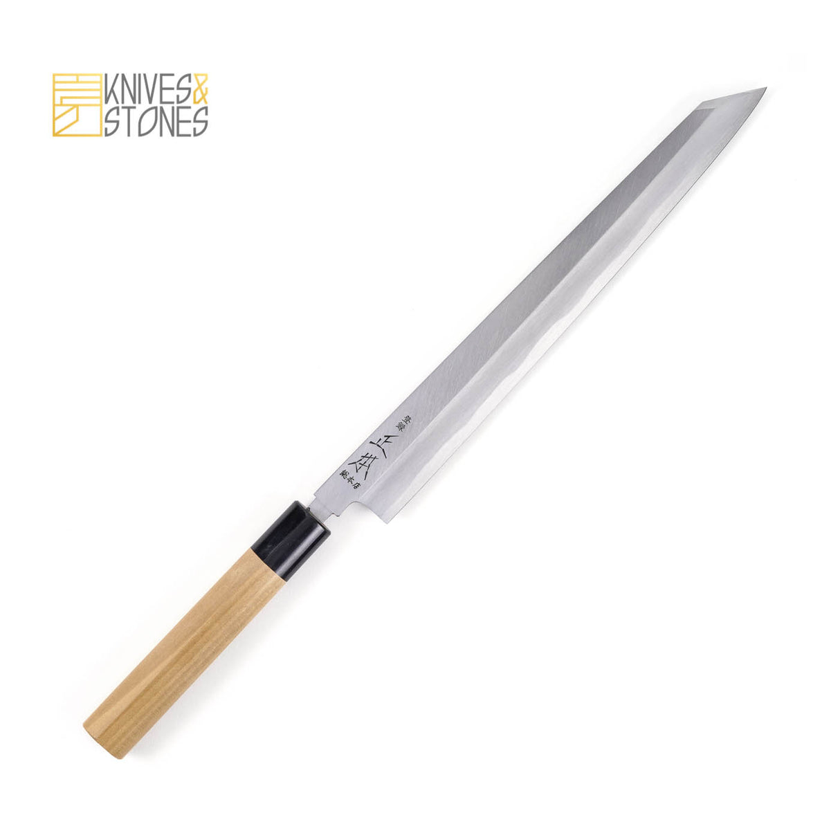 正本·総本店 本霞 白二鋼 切付柳刃 270mm KS4627 鞘付き