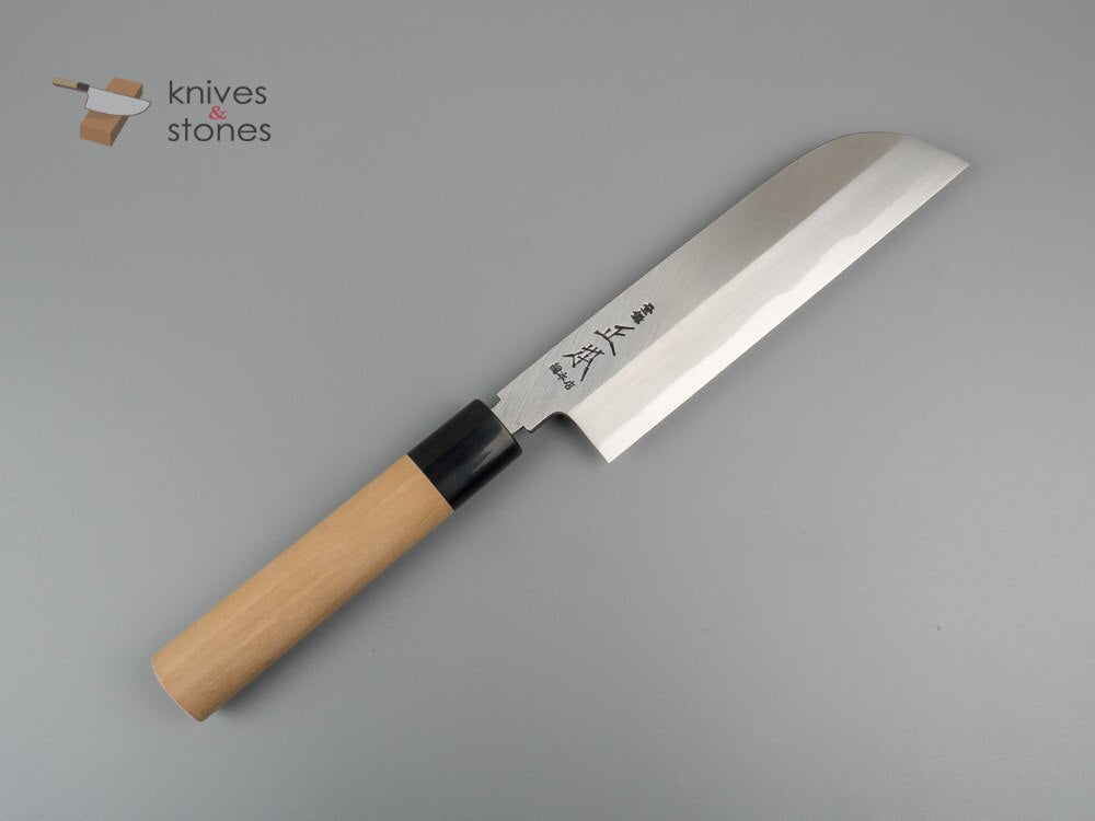 正本·総本店 本霞 白二鋼 鎌形薄刃 180mm KS0718