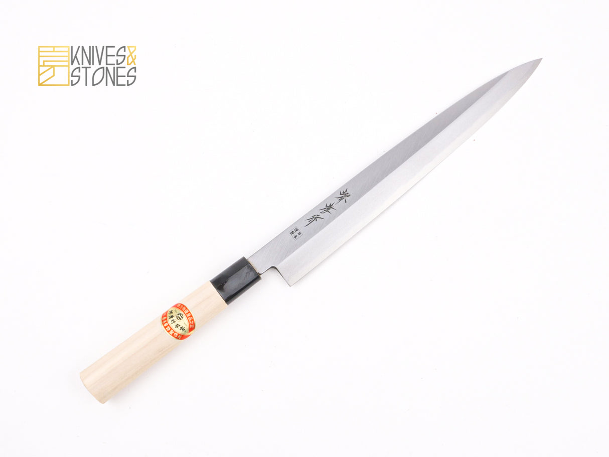 青木刃物製作所 白三鋼 金清 柳刃 330mm