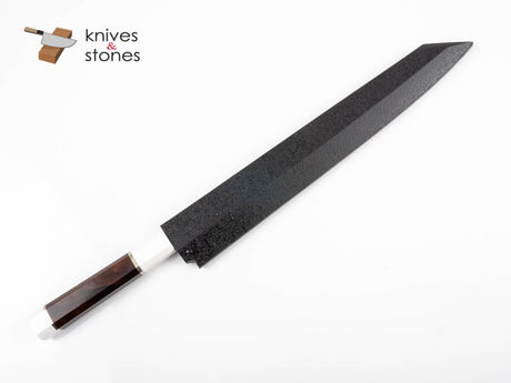 青木刃物製作所 銀龍 スウェーデン鋼 本焼 切付柳刃 コリアンハンドル