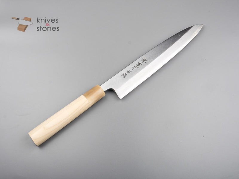 青木刃物製作所 特上 白二鋼 身卸出刃 240mm