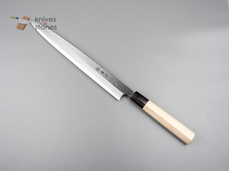 青木刃物製作所 特上 白二鋼 柳刃 300mm 左利き用