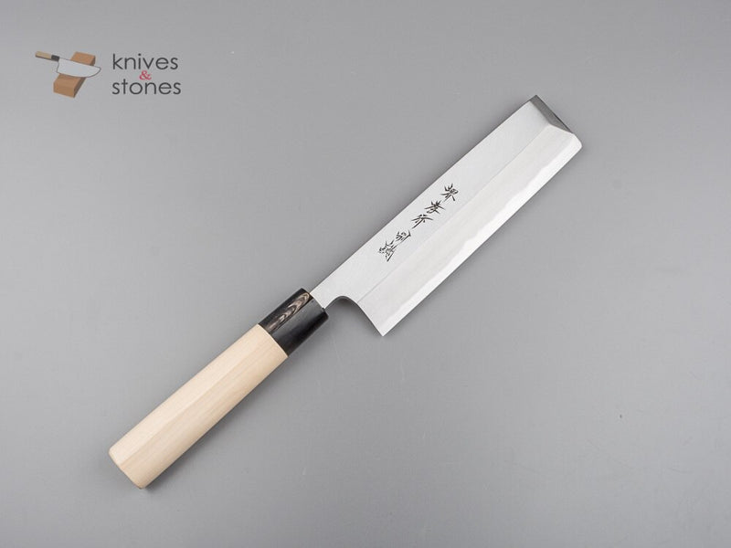 青木刃物製作所 特上 白二鋼 薄刃 180mm