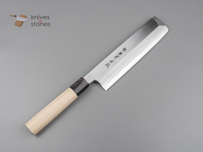 青木刃物製作所 特上 白二鋼 薄刃 210mm