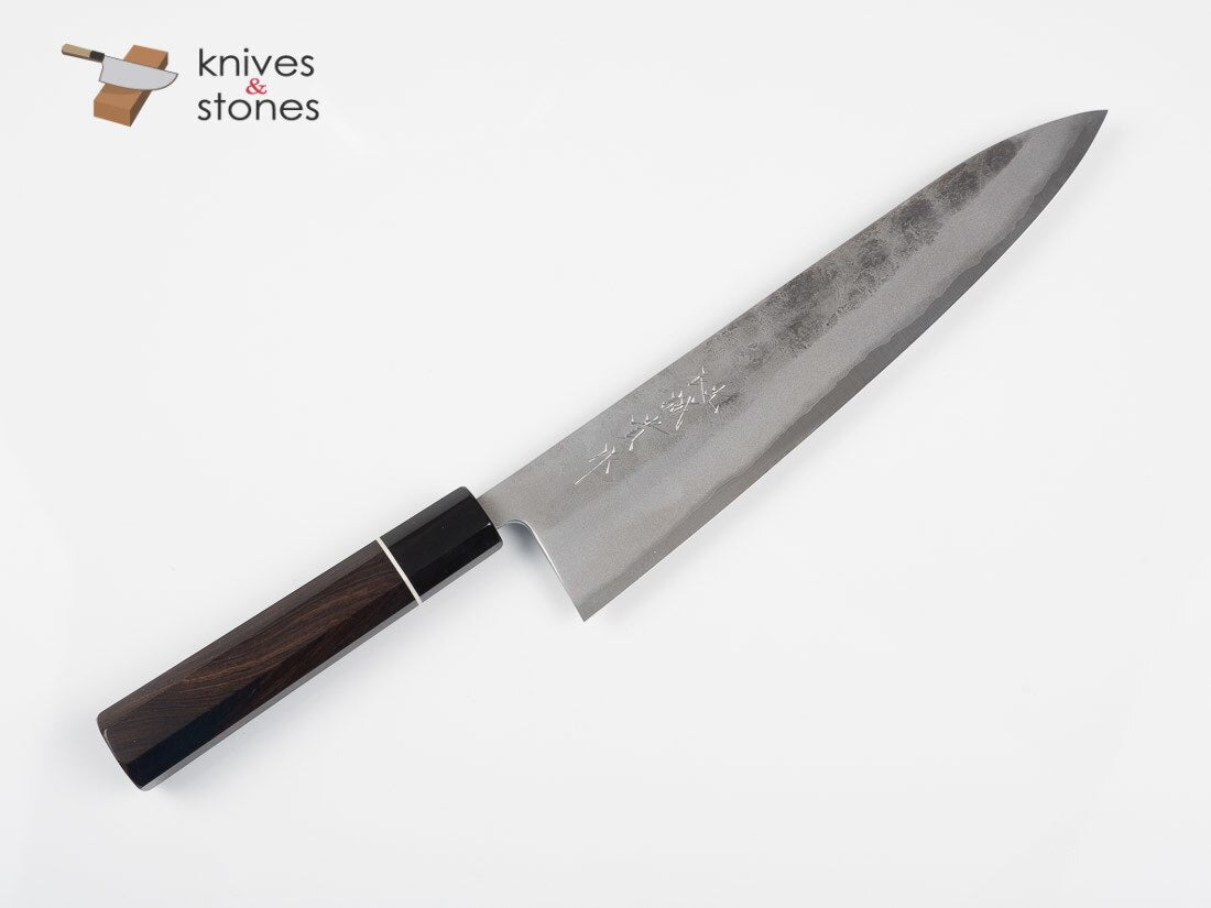 田中一之刃物製作所 青二鋼 梨地 牛刀 270mm ステンレスクラッド