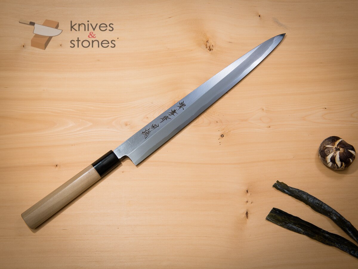 青木刃物製作所 特上 白二鋼 柳刃 270mm